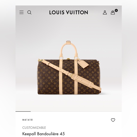 Louis Vuitton Keepall Bandouliere 55 - Picture 12 of 14
